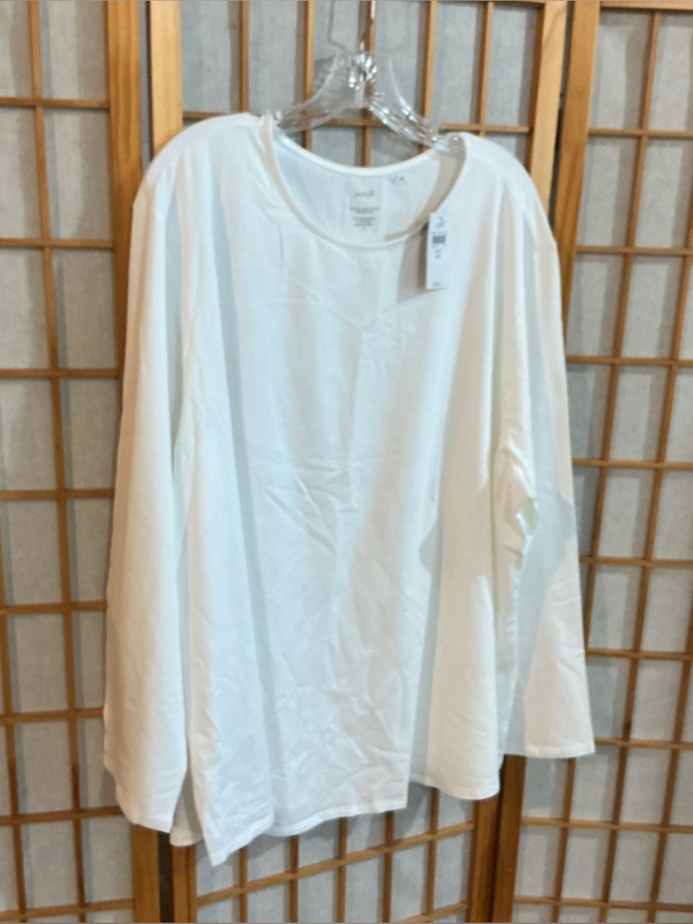 PUREJILL LONG SLEEVE SHIRTTAIL TEE
